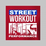 Street Workout Performance hrubá mikina na zips s kapucou stiahnuteľnou šnúrkami